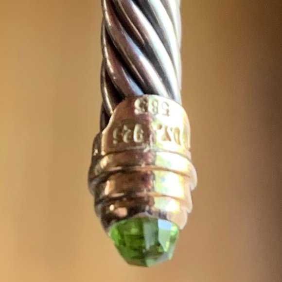Cable Classic Peridot Bracelet - Picture 1 of 3